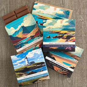 Coco Pzazz 'Wales Travel' Chocolate Bars